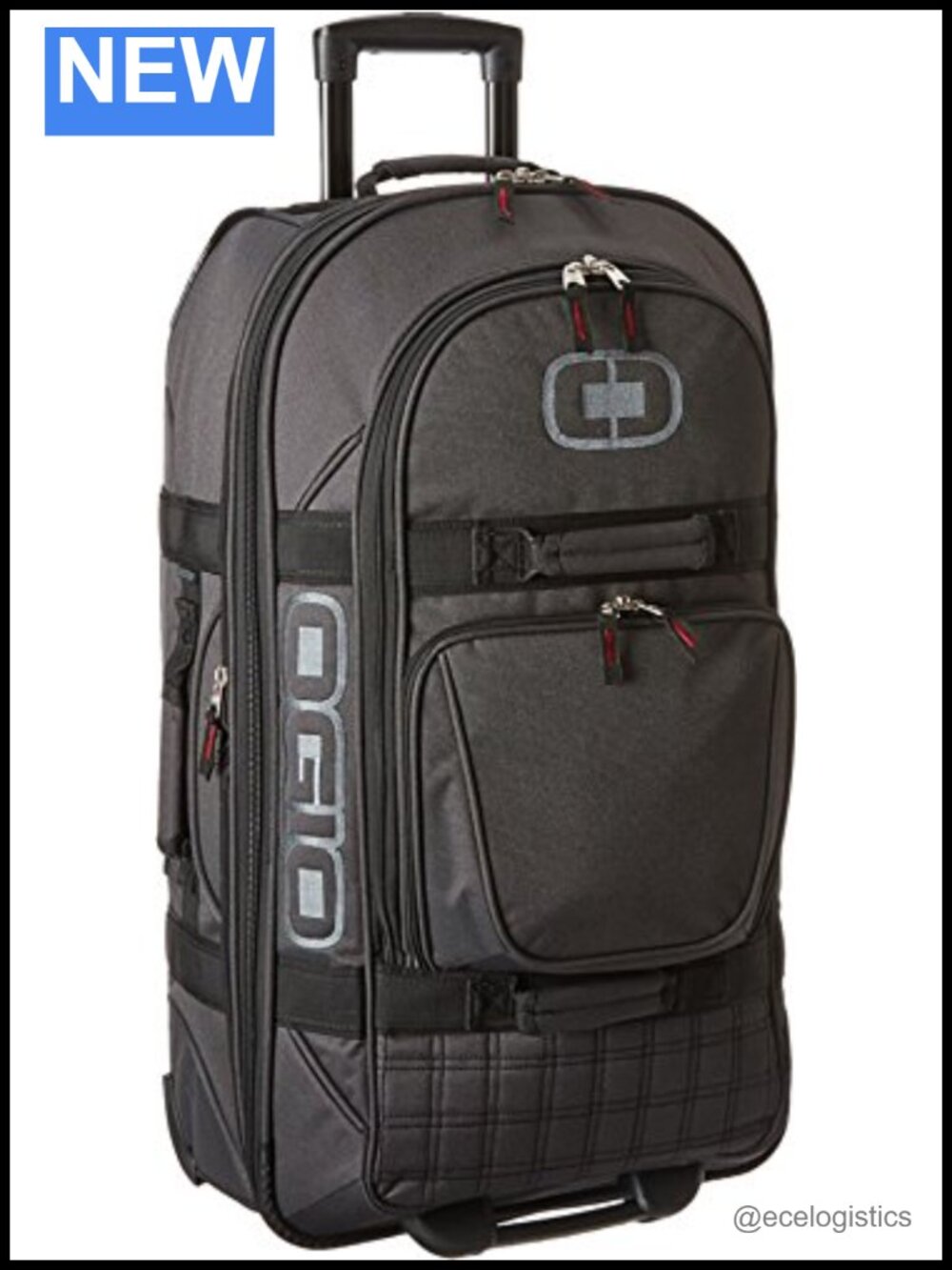 OGIO Terminal Wheeled Travel Suitcase Gear Bag Checked Luggage 95L